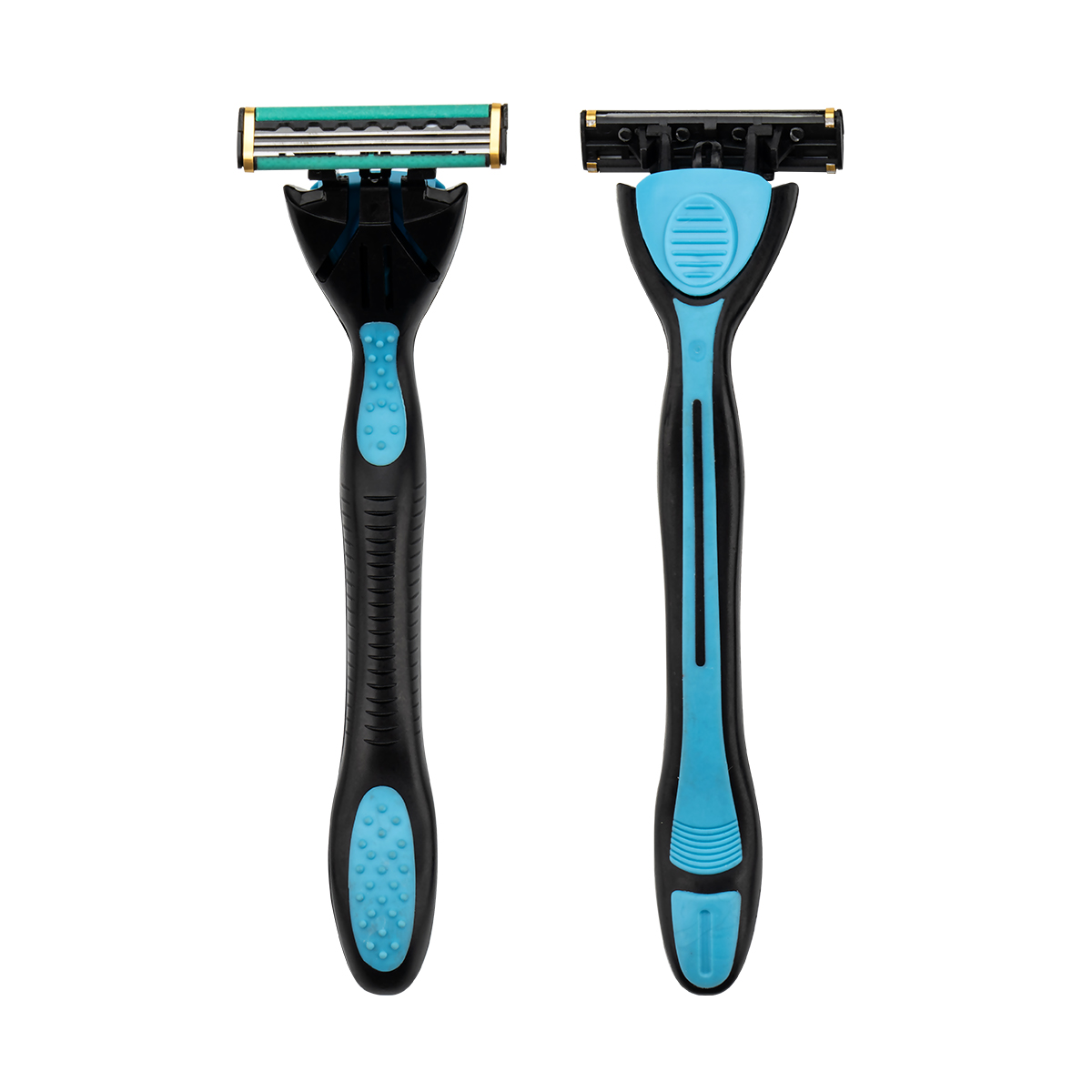 CX-T41-K Suedia Suedia din oțel inoxidabil Triple Blade Razor pentru bărbați