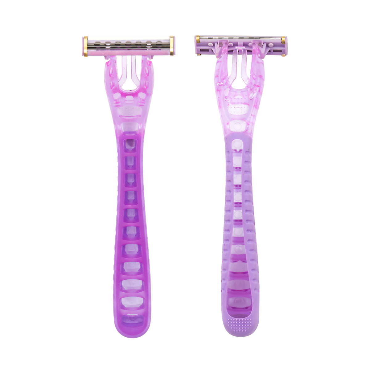 CX-T42-K Gold Edge Triple Blade Women System Razor cu cap de bărbierit înlocuibil